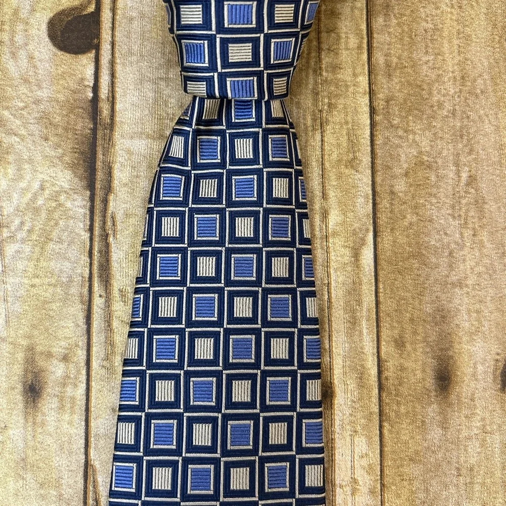 Brooks Brothers Makers Tie Geometric Silk New NWT